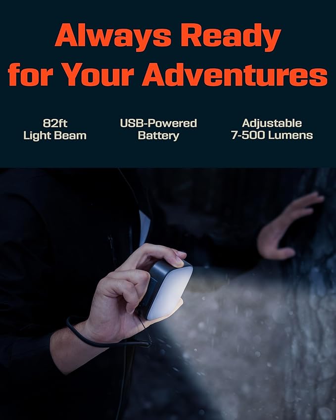 P4X Camping Lantern - Hanging Lantern w/ Bright & Warm Adjustable Lighting - Emergency Lantern w/ USB-C Charging - Rechargeable Camping Light for Power Outage, Tent, Outdoor, Hiking, Camp, & Fishing