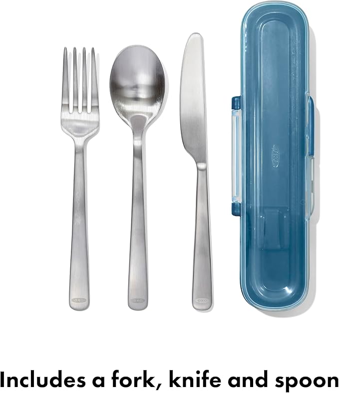 OXO Good Grips Prep and Go Utensils With Case - Ocean Blue