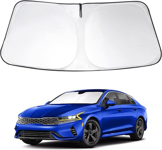 Windshield Sun Shade Custom Fit 2021 2022 2023 2024 2025 2026 Kia K5 / 2020 2021 2022 2023 2024 2025 2026 Hyundai Sonata Accessories Front Sunshade Window Sun Shades