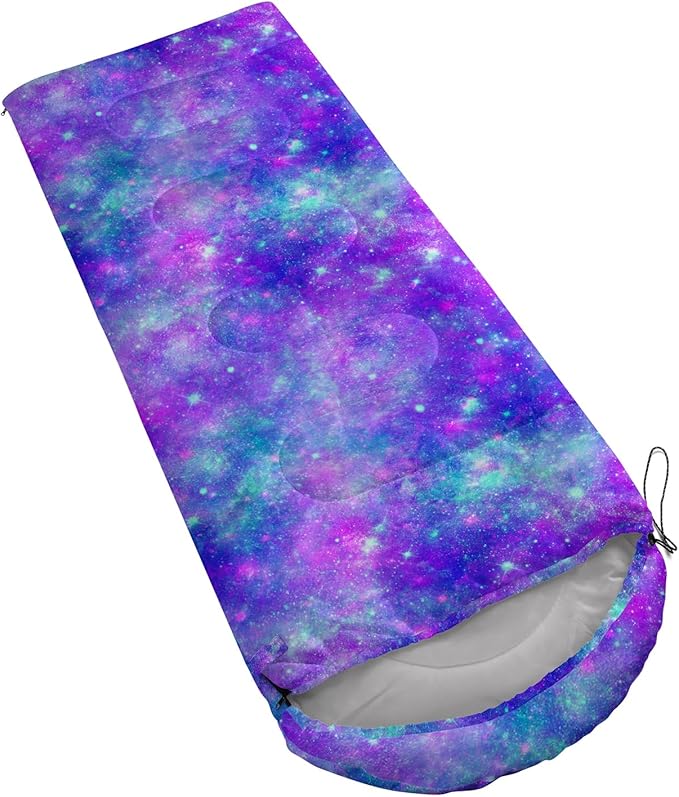 QOOMO Axolotl Cute Camping Sleeping Bags,3 Season Warm & Cool Weather,Lightweight,Waterproof Sleeping Bags for Adults & Kids,Traveling,and Outdoors