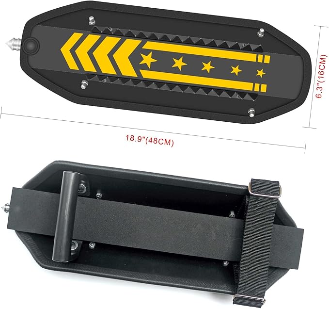 Shindn Aircraft Aluminum Alloy Tactical Shield with Glass Breaker for Outdoor Survival Camping and Self Preservation