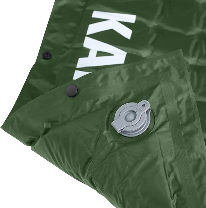 KAMUI Self Inflating Sleeping Pad - 2 Inch Thick Camping Pad Connectable with Multiple Mats for Tent and Family Camping