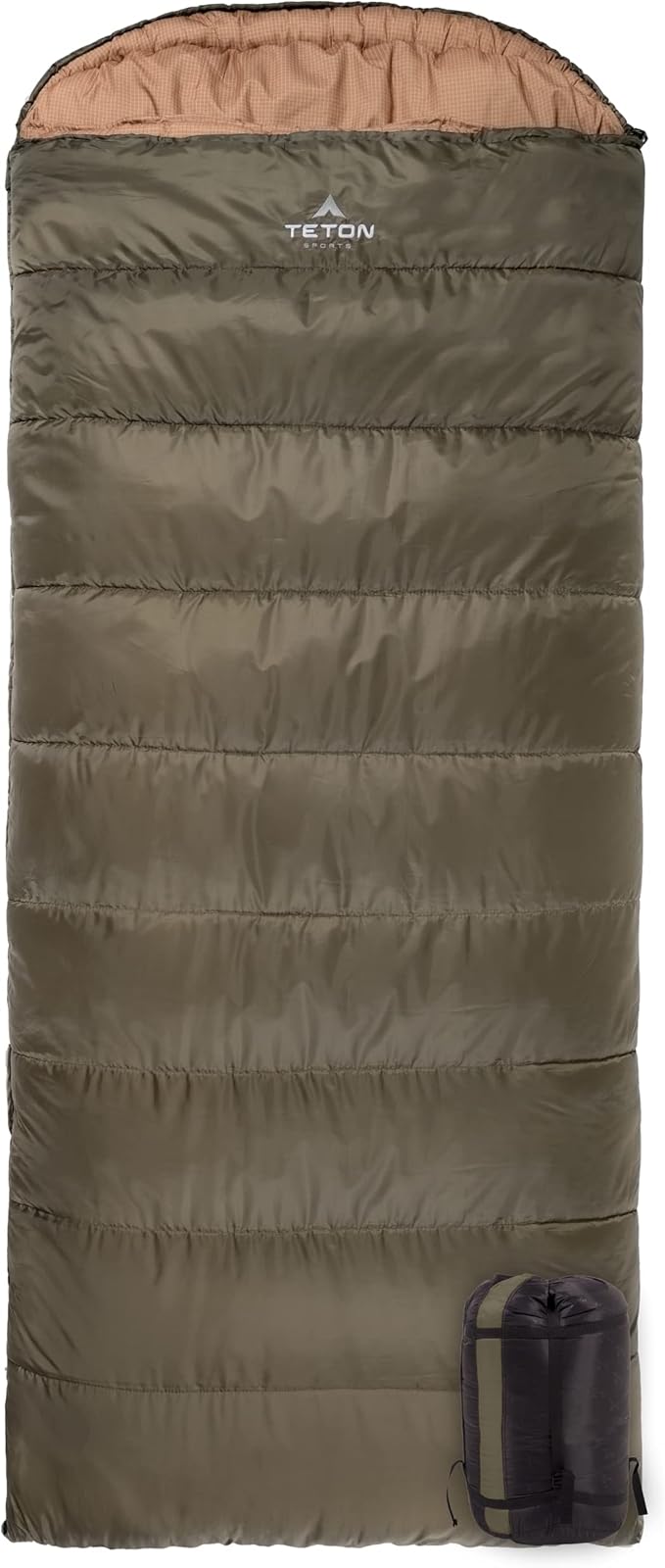 Teton Celsius XL, 25F, 20F, 0F Degree Sleeping Bags, All Weather Warm Sleeping Bag for Adults and Kids, Camping Season, Compression Sack Included