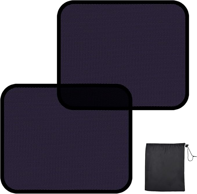 ZATOOTO Car Window Shades Car Window Shade for Baby Semi-Transparent Sun Blocker UV & Privacy Protection for Camping, Napping, and Relaxing Auto Covers 2 Pack,15.75 * 13.78 in