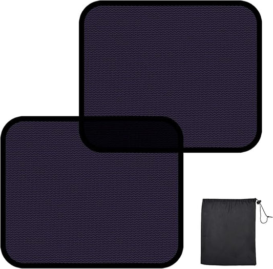 ZATOOTO Car Window Shades Car Window Shade for Baby Semi-Transparent Sun Blocker UV & Privacy Protection for Camping, Napping, and Relaxing Auto Covers 2 Pack,15.75 * 13.78 in
