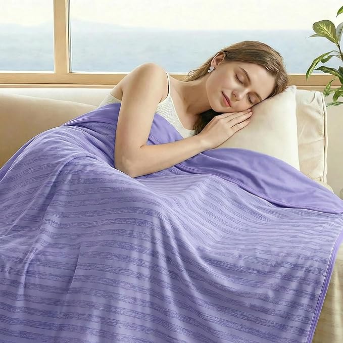 Guohaoi Cooling Blanket (90"x108"King Size) for Hot Sleepers,Absorbs Heat to Keep Body Cool for Night Sweats,100% Oeko-Tex Certified Cool Fiber,Breathable,Comfortable,All-Season.