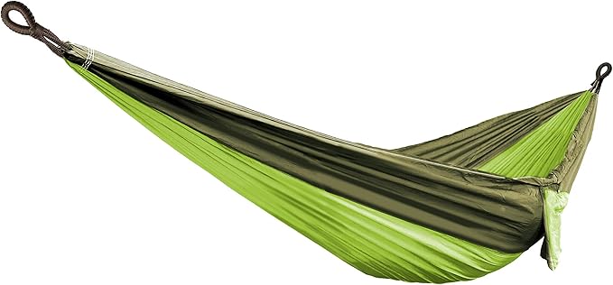 Bliss Hammocks BH-406XLS-FG Hammock in a Bag w/ Adjustable Tree Straps, 54-in. Wide, Weather & UV Resistant, 350 Lb. Capacity (Forest Green)