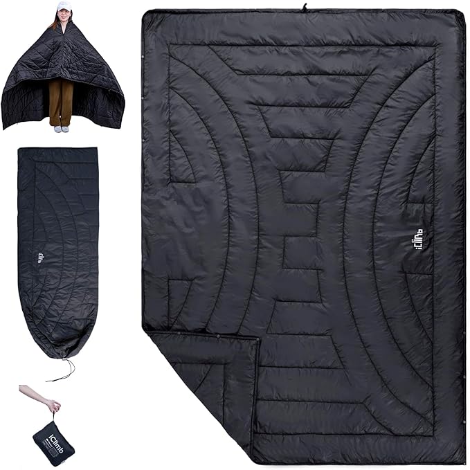 iClimb 3M Thinsulate Insulation Warm Camping Blanket Ultralight Compact