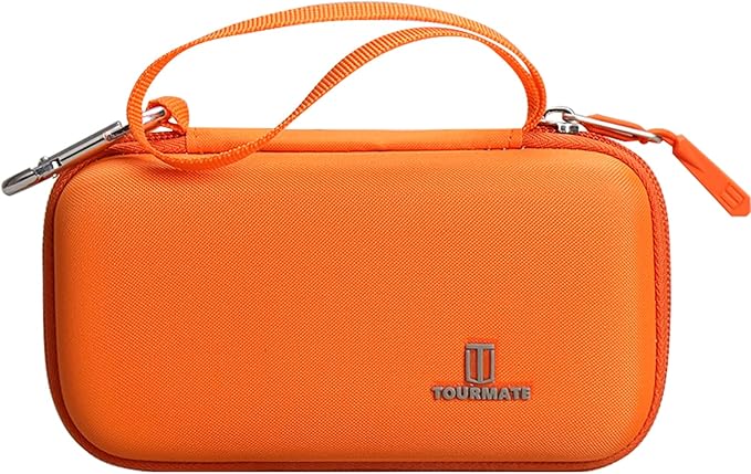 Tourmate Water Filter for Sawyer Products Mini Water Filtration System, Protective Carrying for Drinking Straw, Squeeze Pouch and Other Accessories (Orange)