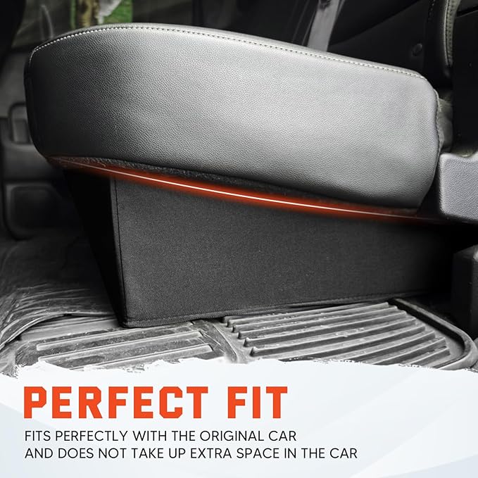 Foldable Under Seat Storage Organizer for 2019-2025 2026 Chevy Silverado/GMC Sierra 1500 & 2020-2025 2500HD/3500HD - 600D Oxford Cloth Double & Crew Cab Underseat Waterproof Tool Box Accessory