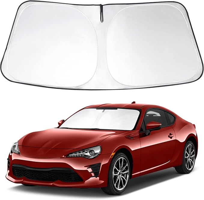 Windshield Sun Shade Custom Fit 2017-2021 Toyota 86/2022-2023 Toyota GR86/2013-2023 Subaru BRZ/2012-2016 Scion FR-S FRS Accessories Front Window Sunshade Cover