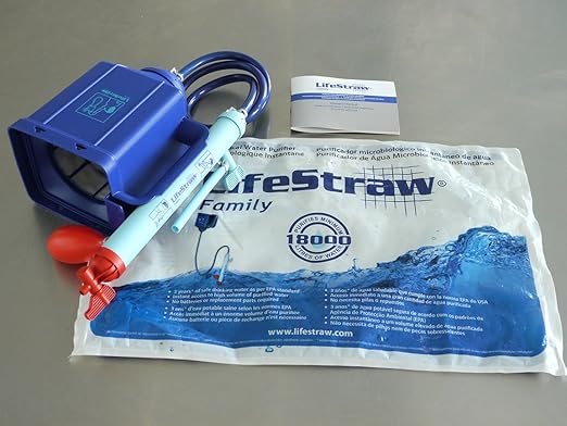 LifeStraw Family 1.0 Water Purifier – Portable Gravity Powered for Emergency Preparedness and Camping