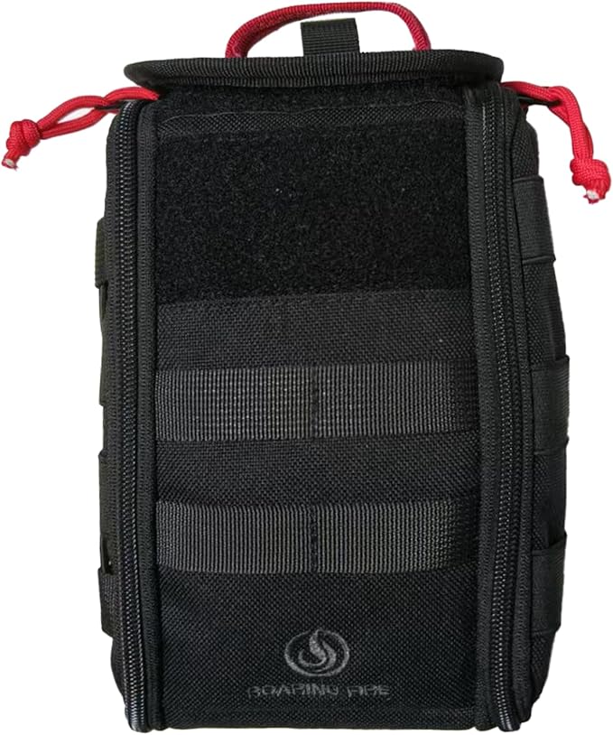 Roaring Fire Dispatch First Aid Kit Pouch, Tactical Molle Utility Pouch for Outdoor Activities and Emergency Uses, EDC Pouches Outdoor Survival Kit