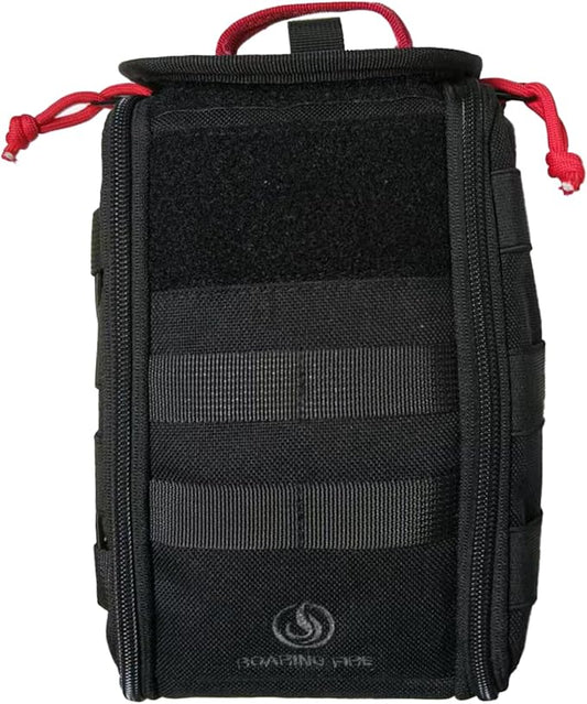 Roaring Fire Dispatch First Aid Kit Pouch, Tactical Molle Utility Pouch for Outdoor Activities and Emergency Uses, EDC Pouches Outdoor Survival Kit