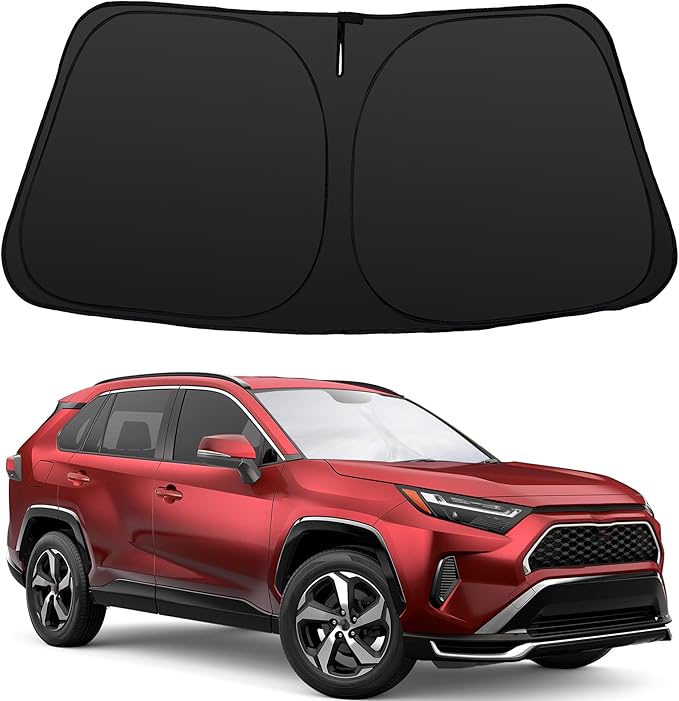 Windshield Sun Shade Front Window Sunshade Fit for Toyota RAV4 RAV-4 2019-2026 Accessories Auto Interior Sun Visor Heat Protection