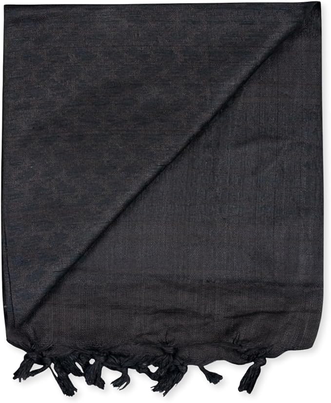 M MCGUIRE GEAR Shemagh Tactical Scarf, Middle Eastern Desert Hood, Bandana, Keffiyeh, Military Style, 100% Cotton, 42" x 42"