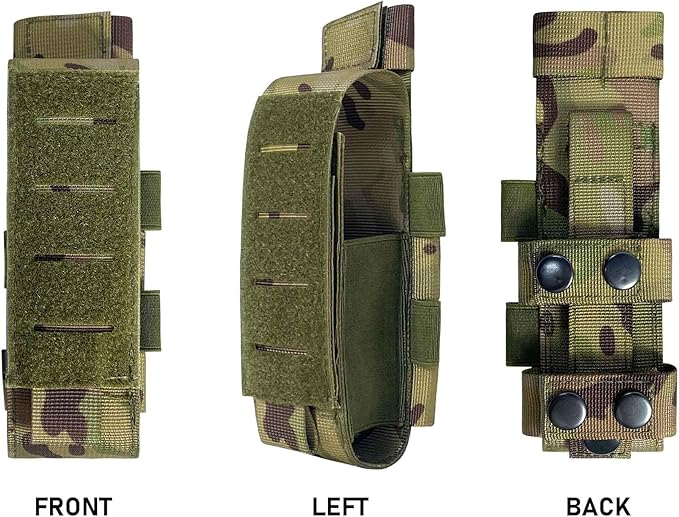 Upgrade 1000D Laser Cut Molle Tourniquet Holder, Heavy Duty Tactical Molle Tourniquet Pouch Holder