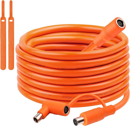 25FT 14AWG DC7909 Solar Panel Extension Cable Compatible with Jackery Solar Generator,Solar Charging Cord Female to Male with DC8020 Power Adapter Suit for Gz Yeti,Anker Jackery Portable Power Station