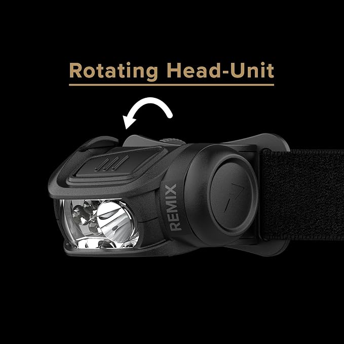 Princeton Tec Remix LED Headlamp (300 Lumens, Black), One Size (RMX300-BK)