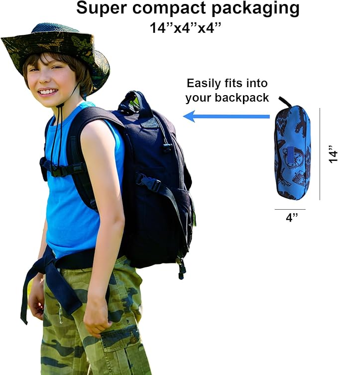Youth and Kids Camping Chair | Ultra Lightweight, Foldable and Heavy Duty | Ideal Indoor/Outdoor Kid Chair for Camping, Beach, Sports and Lawn