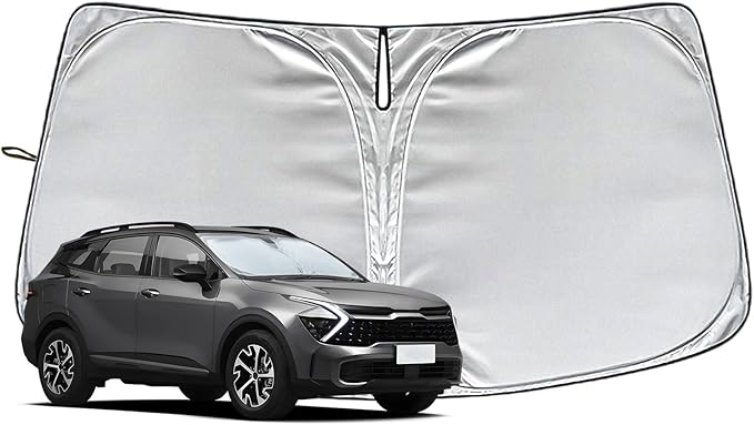 Side Window Sunshades for KIA Sportage 2023-2025, Customized for Sportage 2023 2024 2025 Car Front Window Sun Shades, Automatic Car Sun Shield Accessories, Blocks UV Rays, Keeps Vehicle Cool