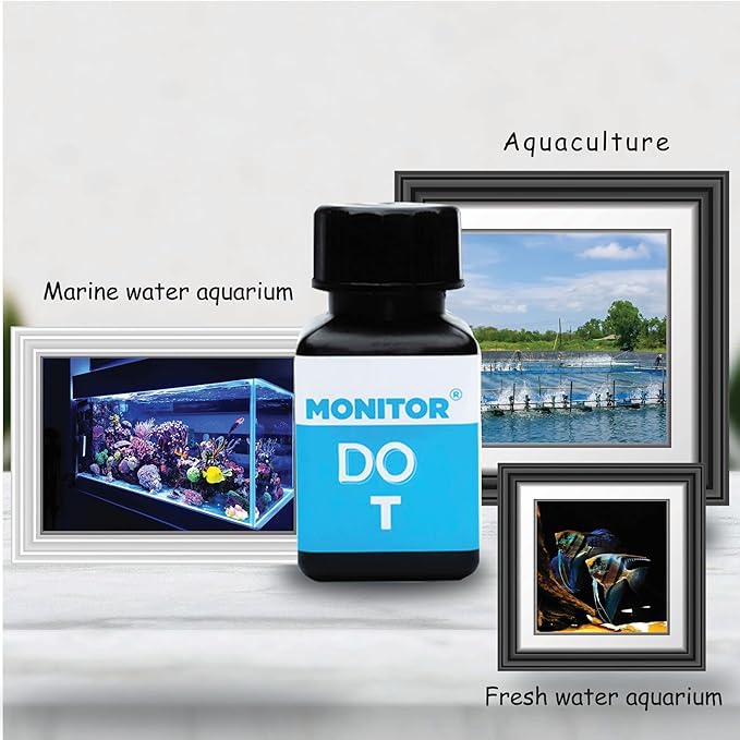 Monitor DISSOLVED Oxygen Test KIT (60 Tests) - Monitor Aquarium and aquaculture Water Quality