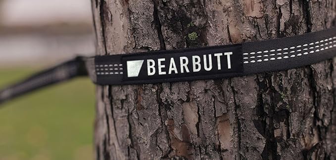 Bear Butt Kodiak Hammock Straps for Trees - 20 Feet Long, 40 Combined Loops - Holds 1000 Pounds - Camping Accessories With Carabiner
