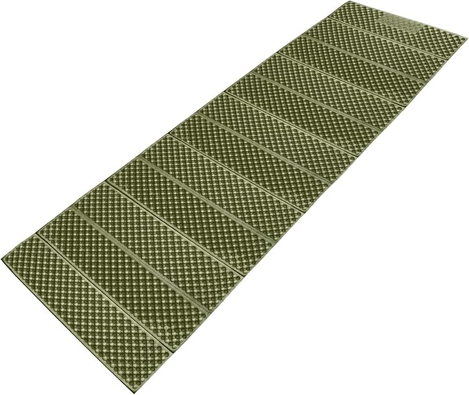 AceCamp Portable Foam Sleeping Pad, Full Length Accordion Sleeping Mat for Camping & Hiking, Lightweight, Soft & Compact Cushion for Sleeping Bag, Comfort, Tent, Rocky Terrain