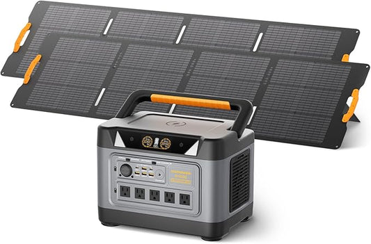UDPOWER S1200 Solar Generator with 420W Solar Panel, 1190Wh LiFePO4 Battery 1200W (Surge 1800W) AC Output with UPS, 1.5H to 80% Fast Charge, Power Station for Home Backup/Outdoor/RVs/Emergency