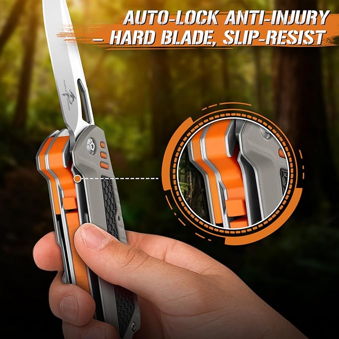 Purple Dragon Multitool,13-in-1 Pocket Knife with Sheath,Perfect for Camping, Hiking & Outdoor Use, Gift for Men Dad Husband– Grey