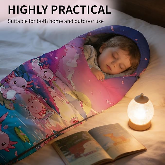Camping Sleeping Bags, Lightweight Waterproof Sleeping Bag and Compact with Compression Sack for Outdoor