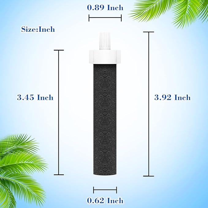 Water Replacement Filter for Bottle,Compatible with Brita BB06,fit Brita Hard sided,Sport and Stainless Steel Bottle 10PCS,with 1PCS Bite Valve. (With Bite Valve)