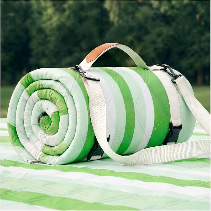 Waterproof Picnic Blanket Beach Outdoor Camping Mat Extra Large Foldable Cute Big Travel Essential Accessories Gift Park Patio Lawn Garden Grass Ground Play Music Festival Concert Must Have