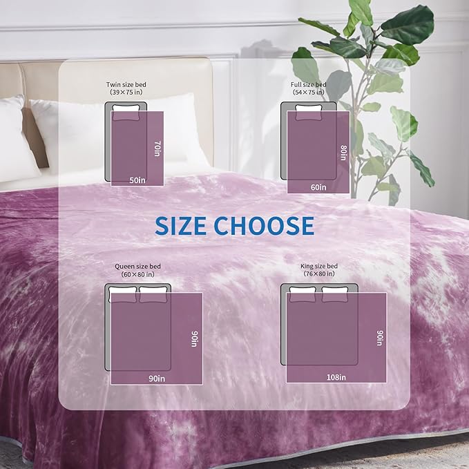 Guohaoi Cooling Throw Blanket for Hot Sleepers,Decortive Tie Dye,Arc-Chill Q-Max >0.5Cool Fiber,100% Oeko-Tex Certified,Lightweight Summer Cool Blanket for Ultra Cold Breathable,Keep Cool,60''x90''