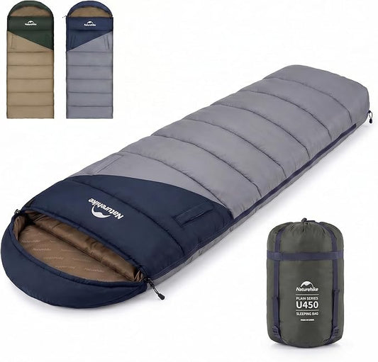 Naturehike Camping Sleeping Bag for Adults, Backpacking Compact Sleeping Bags 47℉, Lightweight for Camping, Hiking 3 Seasons
