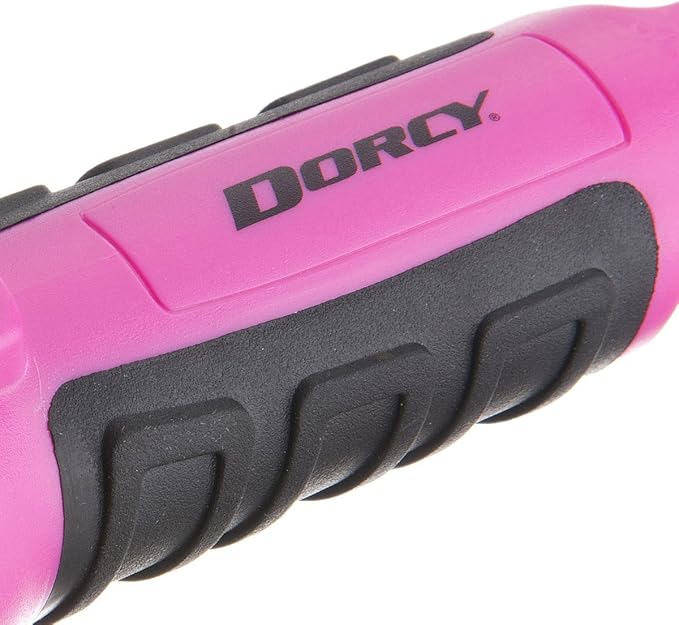 Dorcy 55 Lumen Floating Water Resistant LED Flashlight with Carabineer Clip, Pink ( 41-2509)