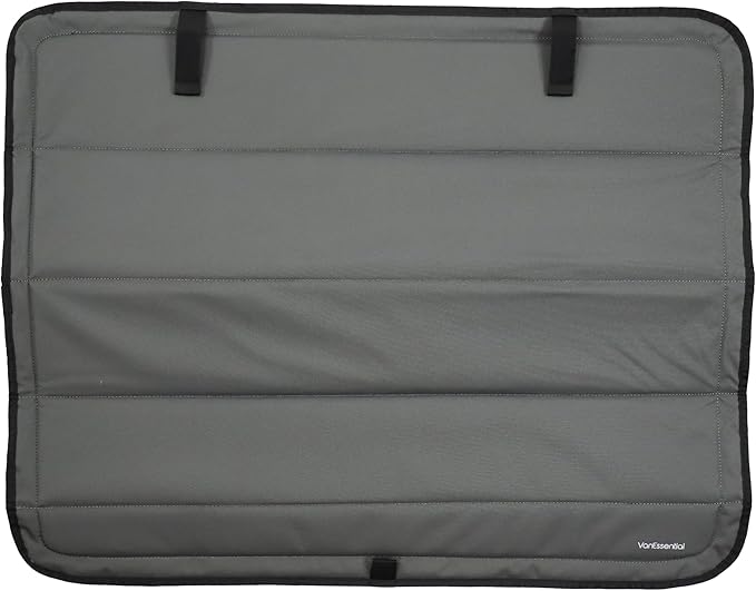 VanEssential Full Plastic Trim Middle Window Cover LH (Driver Side) Designed for Ford Transit Medium/High Roof 148 Long or Extended Length Van Year 2015 to Current - Charcoal Gray