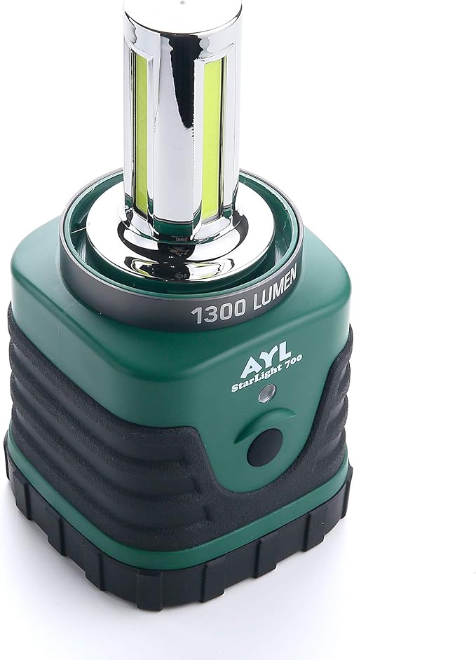 AYL Starlight 700 - Water Resistant - Shock Proof - Long Lasting Up to 6 Days Straight - 1300 Lumens Ultra Bright LED Lantern - Perfect Lantern for Hiking, Camping, Emergencies, Hurricanes, Outages