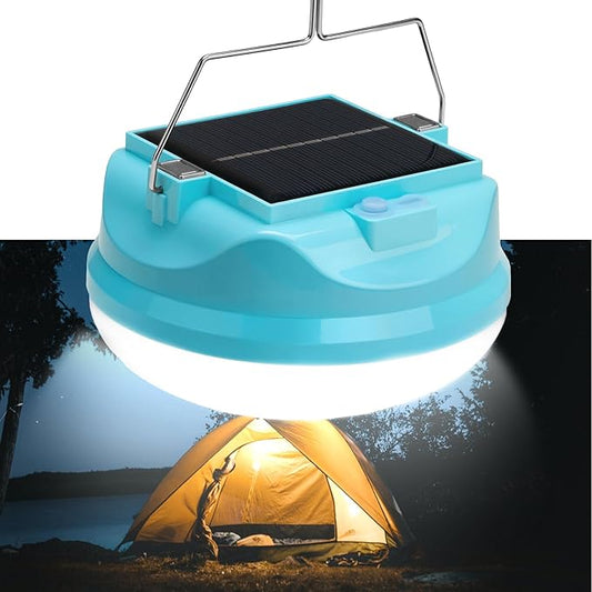 50W Solar Camping Light, Featuring a Type-C Charging Port, 4000mAh Battery, IPX4 Water Resistance, Portable Flashlight, Tent Light, Emergency Light for Power outages, and Outdoor Hanging Light.
