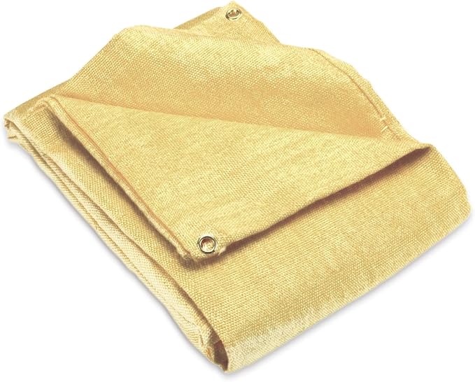 Deke Home - Fireproof Welding Blanket 4x6 ft, Heavy-Duty Fiberglass Fire Shield for Welding, Heat Resistant 1,000°F, Fire Retardant, Fireproof Insulation Blankets for Home, Kitchen & Industrial Use