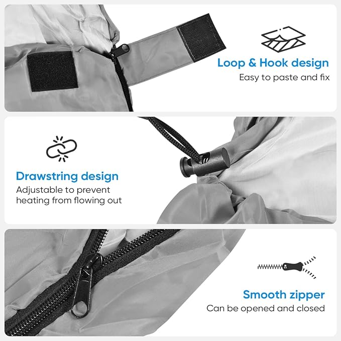 OBTANIM Sleeping Bags Portable Waterproof Camping Sleeping Bag for Adults Kids 4 Seasons Cold Weather or Warm Backpacking Hiking Travel Indoor Outdoor Use
