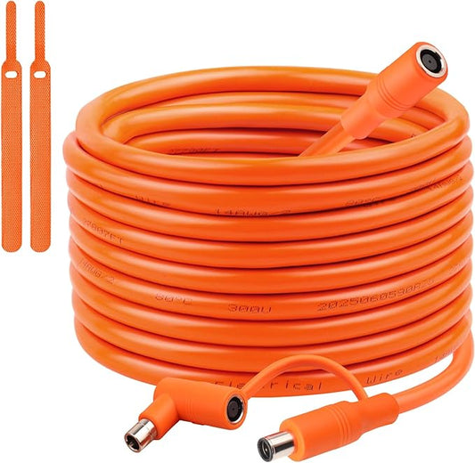 50FT 14AWG DC7909 Solar Panel Extension Cable Compatible with Jackery Solar Generator,Solar Charging Cord Female to Male with DC8020 Power Adapter Suit for Gz Yeti,Anker Jackery Portable Power Station