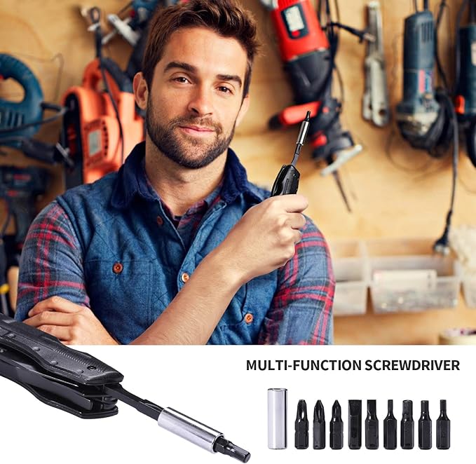 Multitool Pocket Knife for Men, Gifts for Him, Boyfriend, Husband, Dad, Multi Tool Tactical Plier With Nylon Sheath, 'I LOVE YOU'