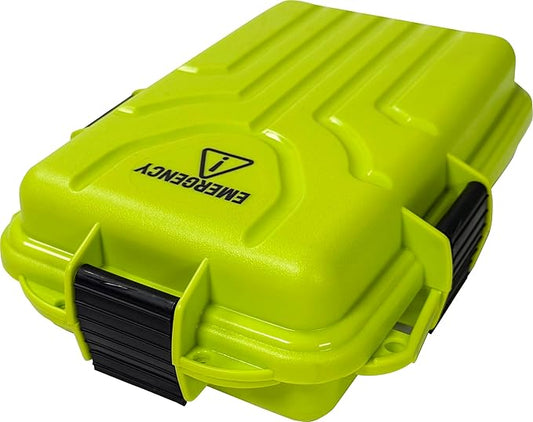 MTM Emergency Box Storage Case for Emergency Kits, First Aid, Survival Gear, Tools & Home Supplies, Emergency Essentials, Water Resistant O-Ring, Lockable & Durable, Made in USA
