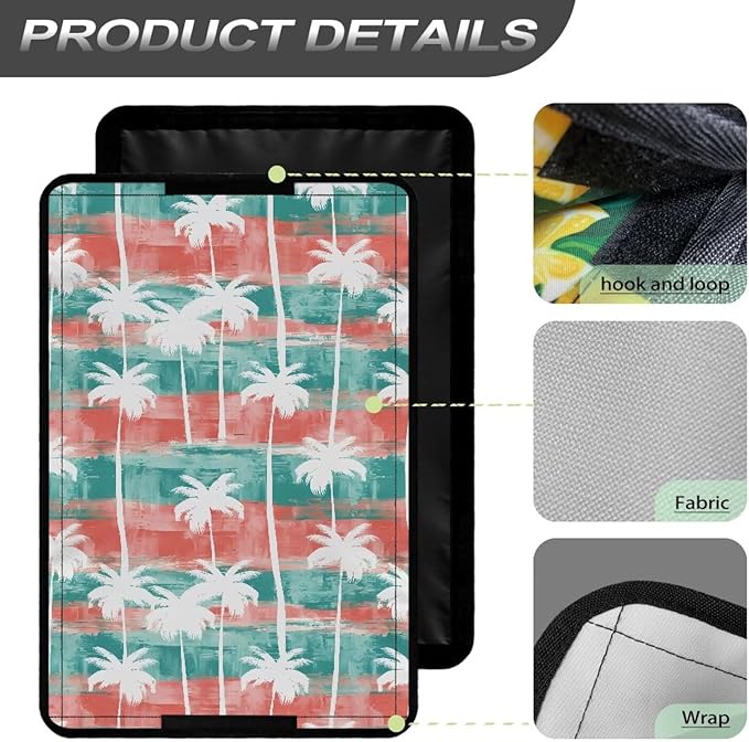 RV Door Window Shade Cover,Coconut Tree Print RV Window Shade,Camper Sunshade Privacy Screen Window Cover