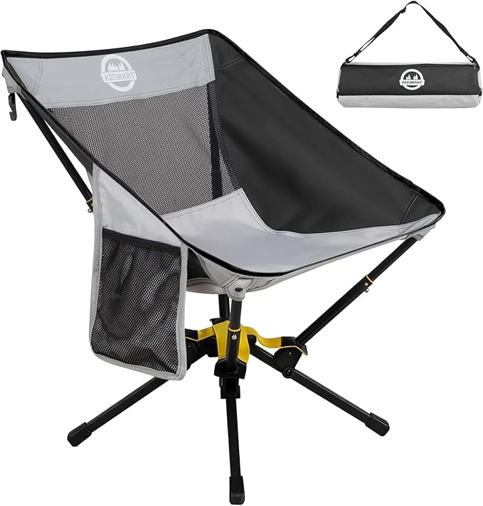 ADSMART Portable Camping Chair Lightweight Folding Chair for Camping - Outdoor Chair Supports 300 Lbs - Camp Chair Outdoor Adventures