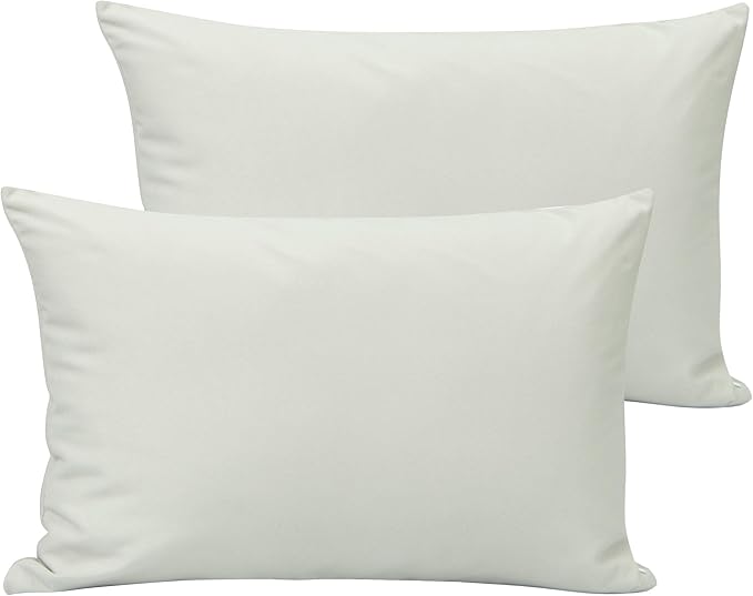 NTBAY Microfiber Toddler Pillowcases with Envelope Closure, 2 Pack 100% Brushed Microfiber Super Soft Travel Kids Nursery Pillow Cases, 14"x20" Fits Pillows Sized 12"x16" 13"x18" 14"x19", Light Grey