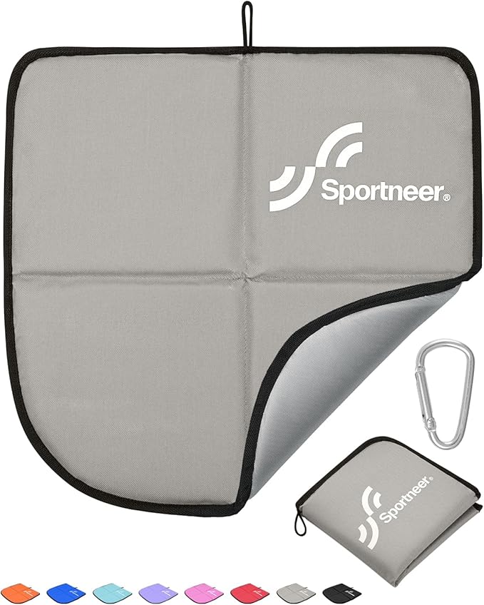 Sportneer Sitting Pad, Lightweight Waterproof Folding Seat Pad for Backpacking, 15.75'' x 15.75'' Portable Camping Seat Mat for Hiking, Picnics & Outdoor Use