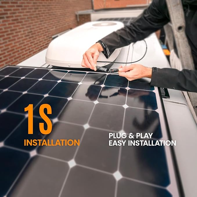 6-in-1 Solar Panel Connector Kit Solar Connector to DC5521 7909 8020 XT60 EC5 Solar Panel Multi Connector Cable Portable Heavy-Duty Weatherproof for RV Power Staion Generator(16.5ft)