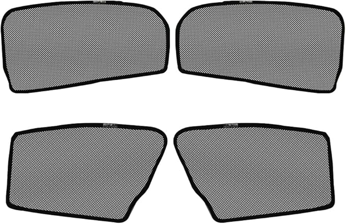 BWEN Car Window Shades for Kia Forte 2019-2024 Magnetic Window Curtain with Breathable Mesh Blocking 99% Sun Glare and Heat Keep Vehicle Cool for Sleepping, Camping (4PCS)
